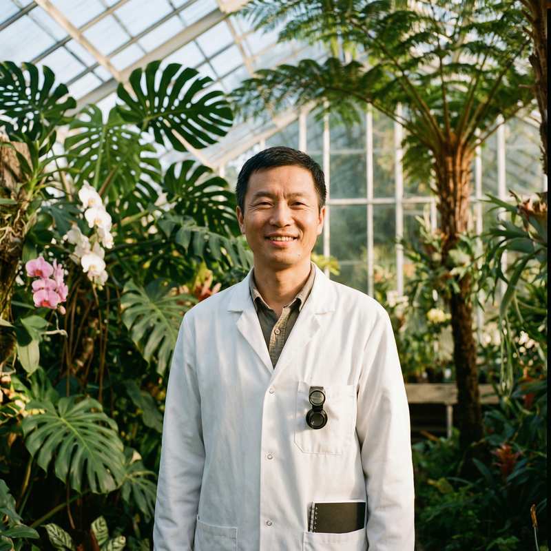 黄色仓库植物专家陈博远